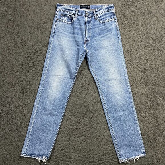 Abercrombie & Fitch Other - Abercrombie & Fitch Jeans Mens 31x32 Blue Vintage 90s Straight Fit Light Wash